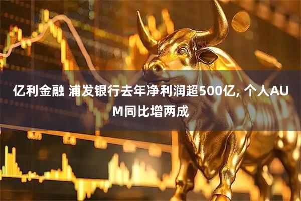 亿利金融 浦发银行去年净利润超500亿, 个人AUM同比增两成